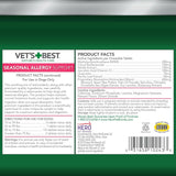 Vet's Best Seasonal Allergy Support Chewable Tablets For Dogs (60 Tablets)