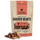 Vital Essentials Freeze-Dried Raw Chicken Hearts Treats For Dogs