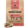 Vital Essentials Freeze-Dried Raw Chicken Necks Dog Treats, 9-oz
