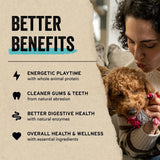 Vital Essentials Freeze-Dried Raw Protein Mix-In Ground Topper for Dogs