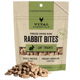 Vital Essentials Freeze-Dried Raw Rabbit Bites Treats For Cats (0.9 oz)